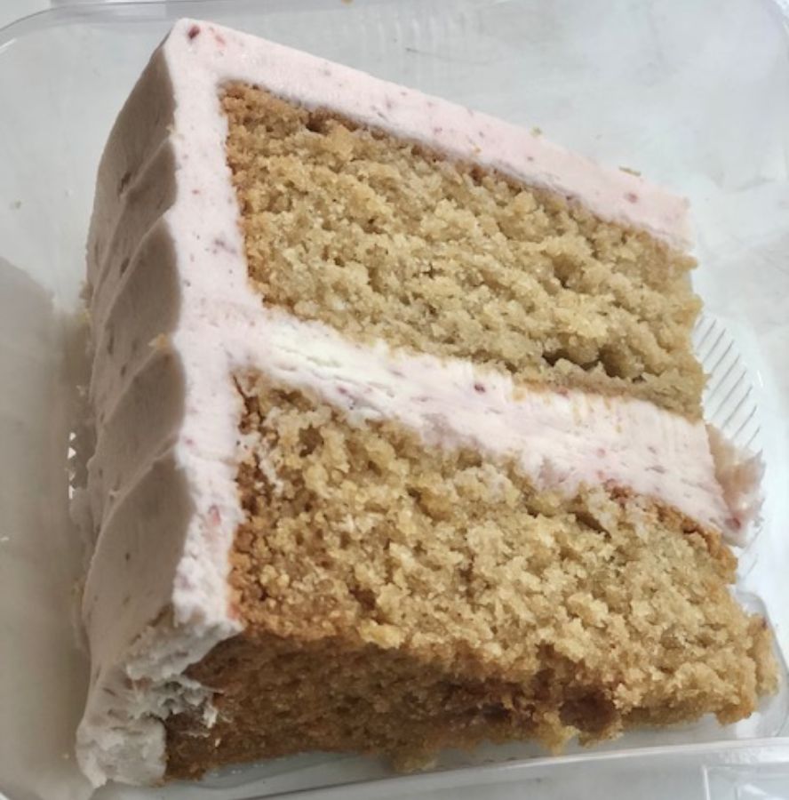 Vanilla Cake with Raspberry Jam Buttercream