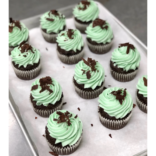 Chocolate Cupcake with Creme de Menthe Buttercream *Local delivery & pick-up only*