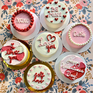 Mini 4” Valentine Cakes