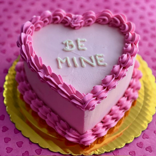 Vintage Heart Cake *Local delivery & pick-up only*