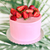 Strawberry Bliss Cake: Strawberry Cake with Strawberry Frosting