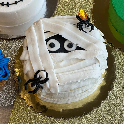 Three Creepy Halloween Cakes: Jack Skellington, Frankenstein, and a pumpkin.