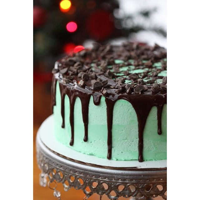 Chocolate Creme de Menthe Cake
