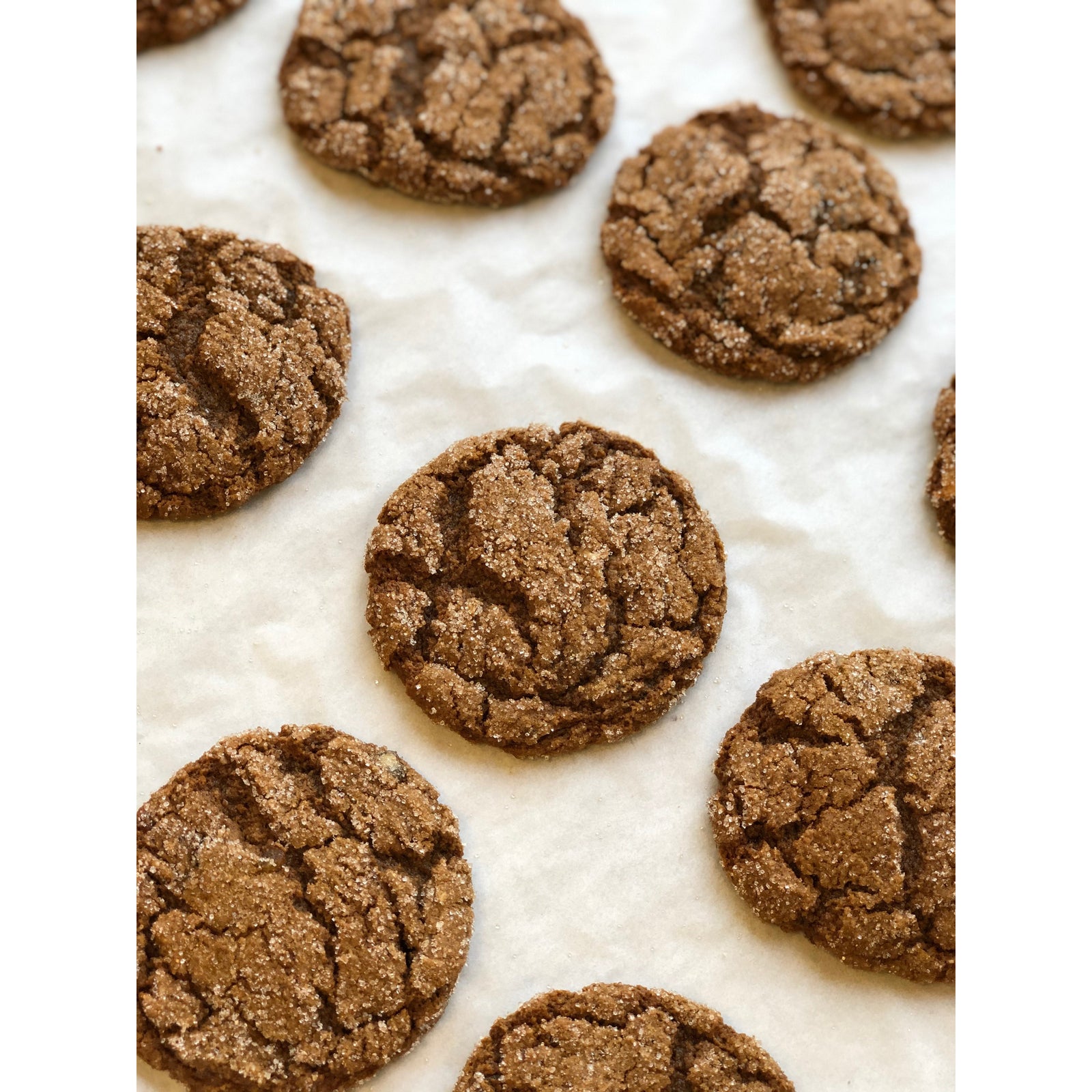 Ginger Date Molasses Cookies