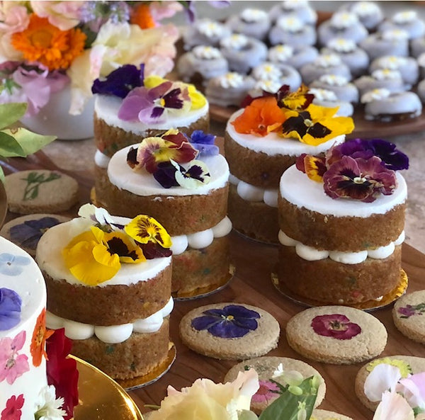 Edible Flower Cake Decorating - Choose901