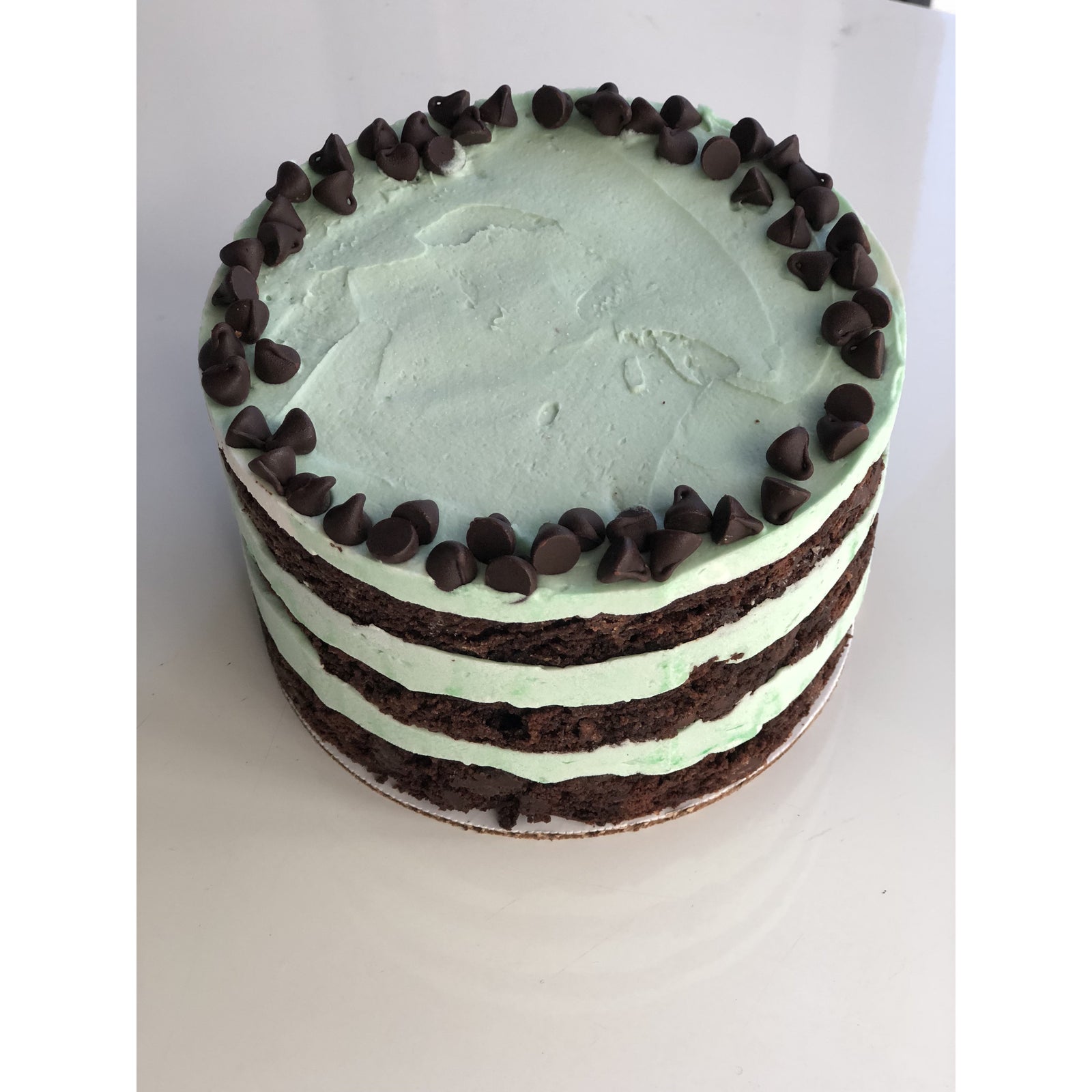 Naked Chocolate Creme De Menthe Cake