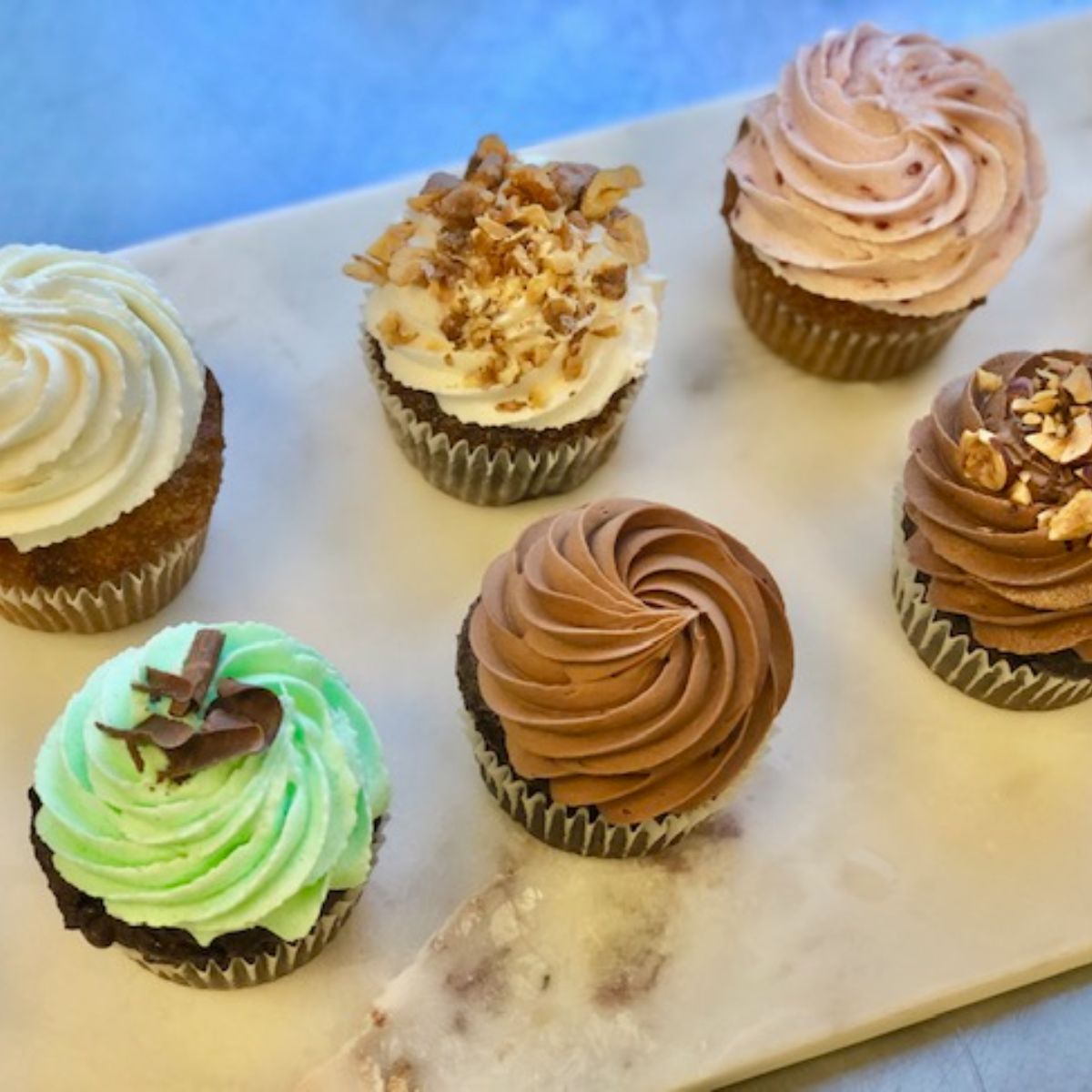 Half Dozen Cupcakes Box (Choose Your Flavors!) *Local delivery & pick-up only*