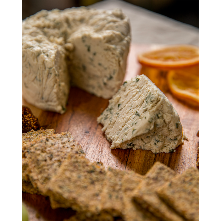 Vegan Goatless Cheese - Roasted Garlic, Onion, & Chive