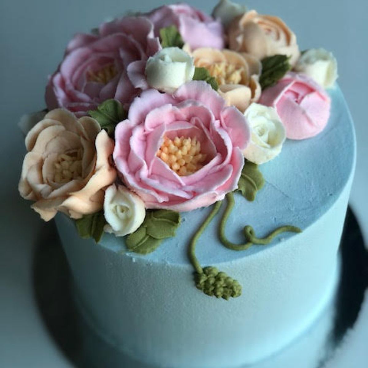 Birthday Cake with Flowers | Giftsmyntra.com